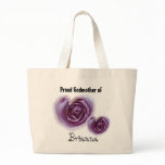 Proud Godmother - Purple Hearts Bag