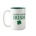 Proud GRAND RAPIDS IRISH! St Patrick's Day mugs