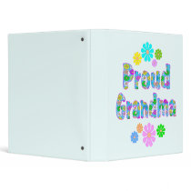 Proud Grandma Vinyl Binder