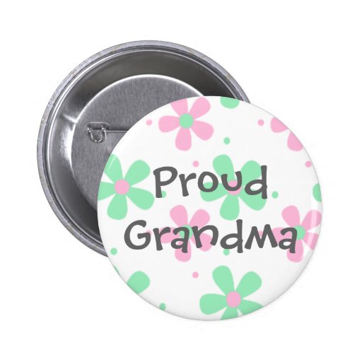 Proud Grandma Button Zazzle