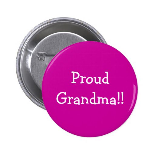Proud Grandma Button Zazzle