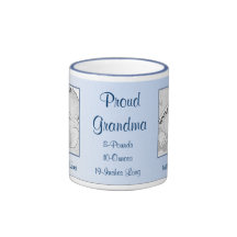 Proud Grandma New Baby Personalized Mug