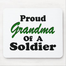 Proud Grandma Of A Soldier Mousepads