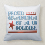 Proud Grandma of a US Soldier Pillows