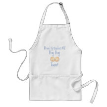 Proud Grandma of Boy Twins Aprons