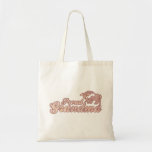 Proud Grandma Pink Flowers Bag