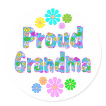 Proud Grandma Stickers
