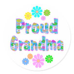 Proud Grandma Stickers