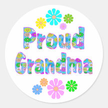Proud Grandma Stickers