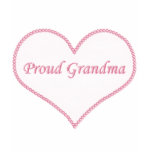 Proud Grandma Tee, Pink t-shirts