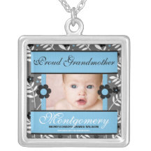 Proud Grandmother Personalized Photo Necklace
