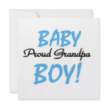 Proud Grandpa Baby Boy T-shirts and Gifts Personalized Announcements