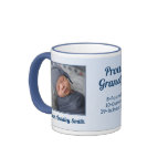 Proud Grandpa New Baby Personalized Mug