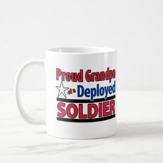 Proud Grandpa of a Deployed Soldier Mug mug