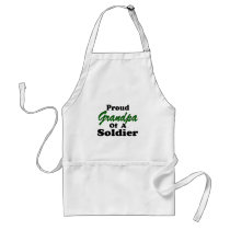 Proud Grandpa Of A Soldier Aprons