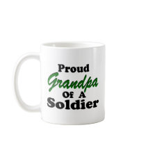 Proud Grandpa Of A Soldier Mug