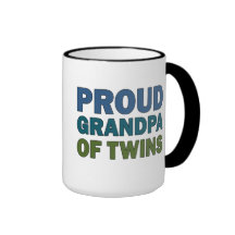 Proud Grandpa of Twins Mugs