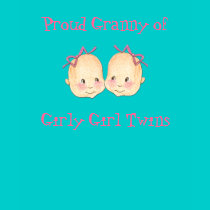 Proud Granny of Girly Girl Twins t-shirts