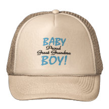 Proud Great Grandma Baby Boy Tshirts and Gifts Mesh Hat