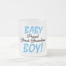 Proud Great Grandma Baby Boy Tshirts and Gifts Mug