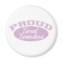 Proud Great Grandma magnets by MyGrandparentsRock Proud Great Grandma magnets
