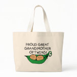 proud Great Grandmother Twin Pod bags