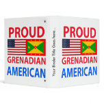 Proud Grenadian American 3 Ring Binders