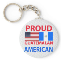 Proud Guatemalan American keychains
