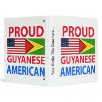 Proud Guyanese American Binder