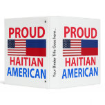 Proud Haitian American Vinyl Binders