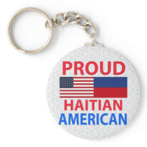 Proud Haitian American Keychains