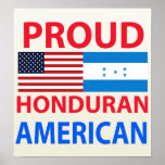 Proud Honduran American Posters