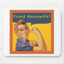 Proud Housewife! mousepads by BekahJan Proud Housewife! mousepads