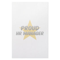 Proud Hr Manager Stationery Design