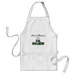Proud Husband of a US Soldier Tshirts and Gifts aprons