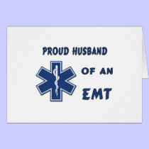 Proud Husband Of An EMT cards