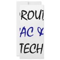 Proud HVAC And R Tech rack cards