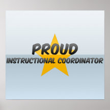 Proud Instructional Coordinator Posters