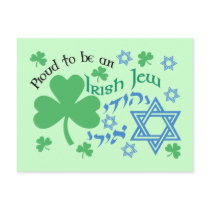 Proud Irish Jew Postcard