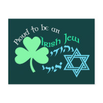 Proud Irish Jew Postcard