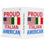Proud Italian American binders