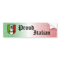 Proud Italian Bumper Sticker bumper stickers