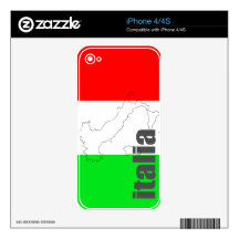 Proud Italian iPhone 4S Skin