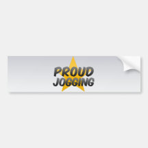 Proud Jogging Bumper Stickers