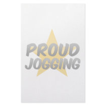 Proud Jogging Personalized Stationery