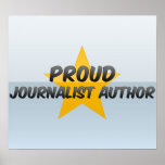 Proud Journalist Author Posters