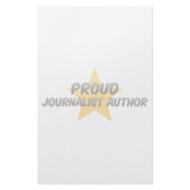 Proud Journalist Author Stationery Design