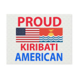 Proud Kiribati American Postcard