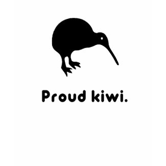 Proud Kiwi New Zealand Pride Womens T-Shirt shirt