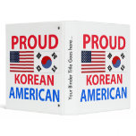 Proud Korean American binders